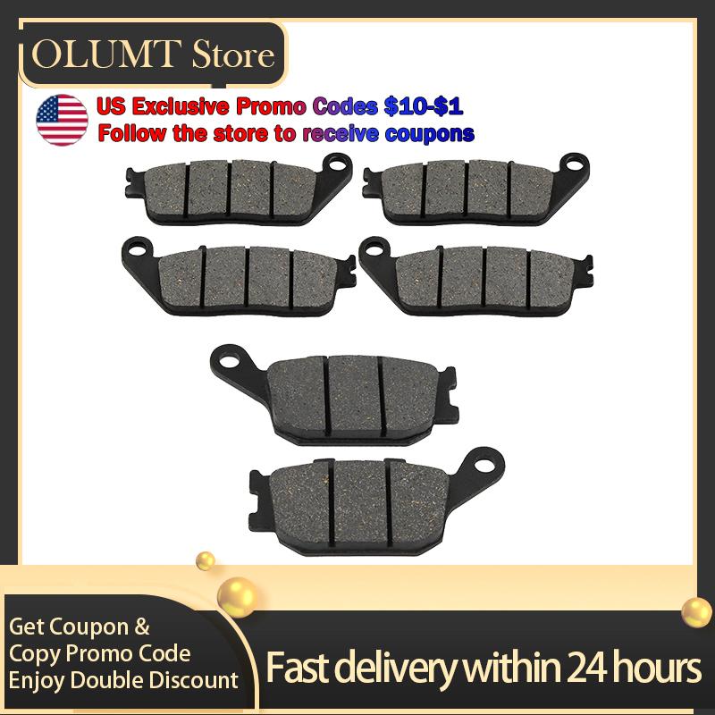 Motorcycle Scooter Front Rear Brake Pads Front Kit For KAWASAKI KLE650 KLE 650 Versys Z650 Z750 Z ZR 650 750 ER650 ZR750 ABS