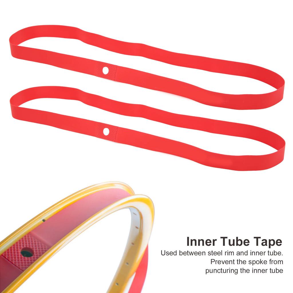 2PCS     Nylon Inner Tube Pad Explosion Proof Belt   Liner Anti Puncture Tape Width 18mm