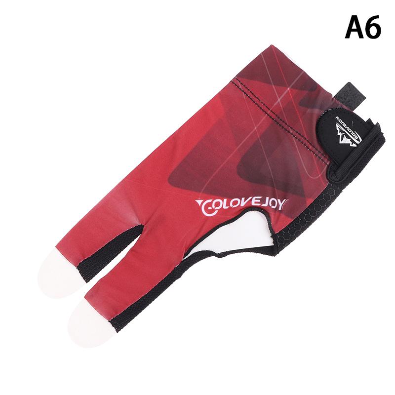 Billiards Glove Left Hand Three Finger Snooker Billiard Glove Non Slip Stickers Elasticity Billiard Training Gloves Accessories