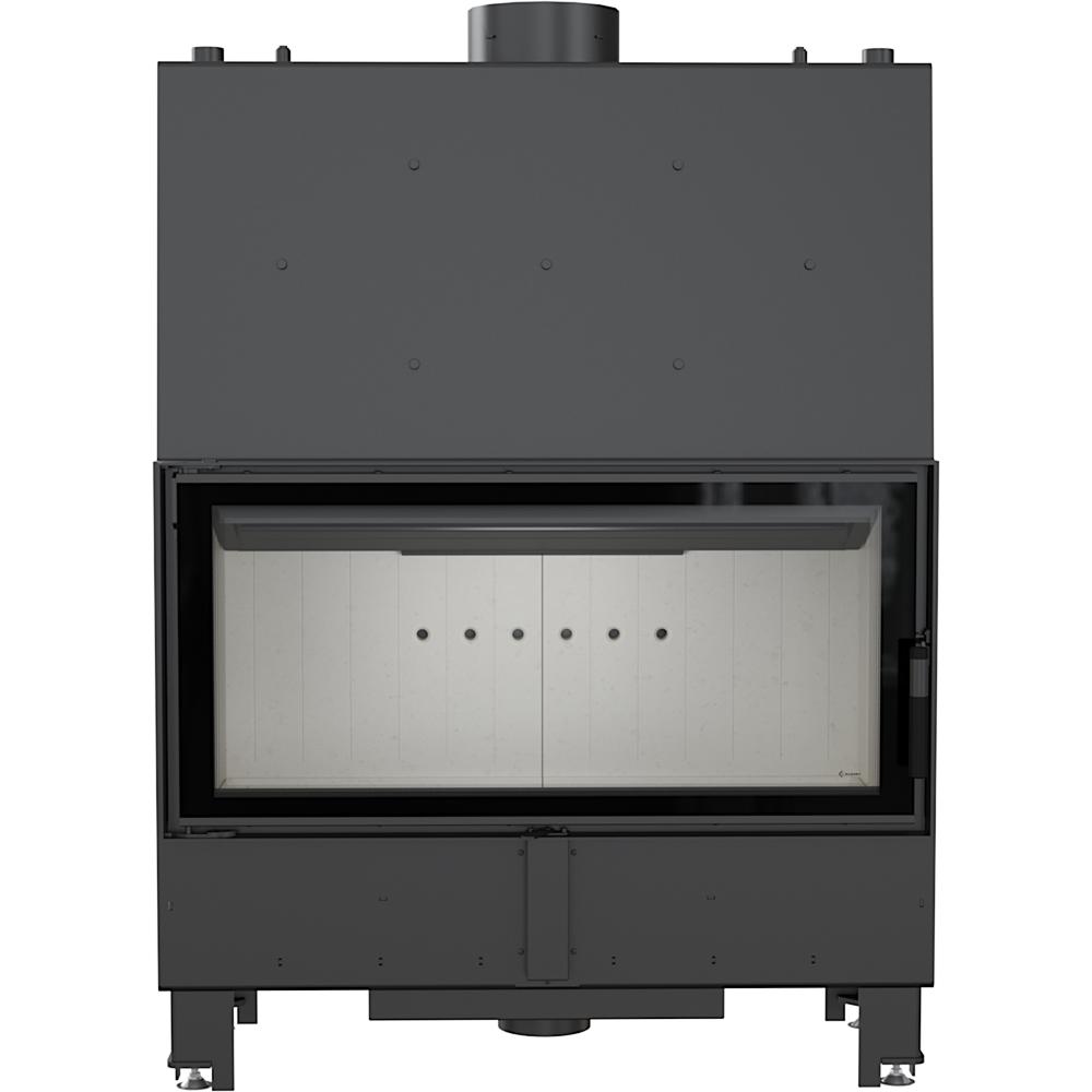 Water Jacket Fireplace KRATKI LUCY 20 kW FI200 + Pipes & Installation Kit