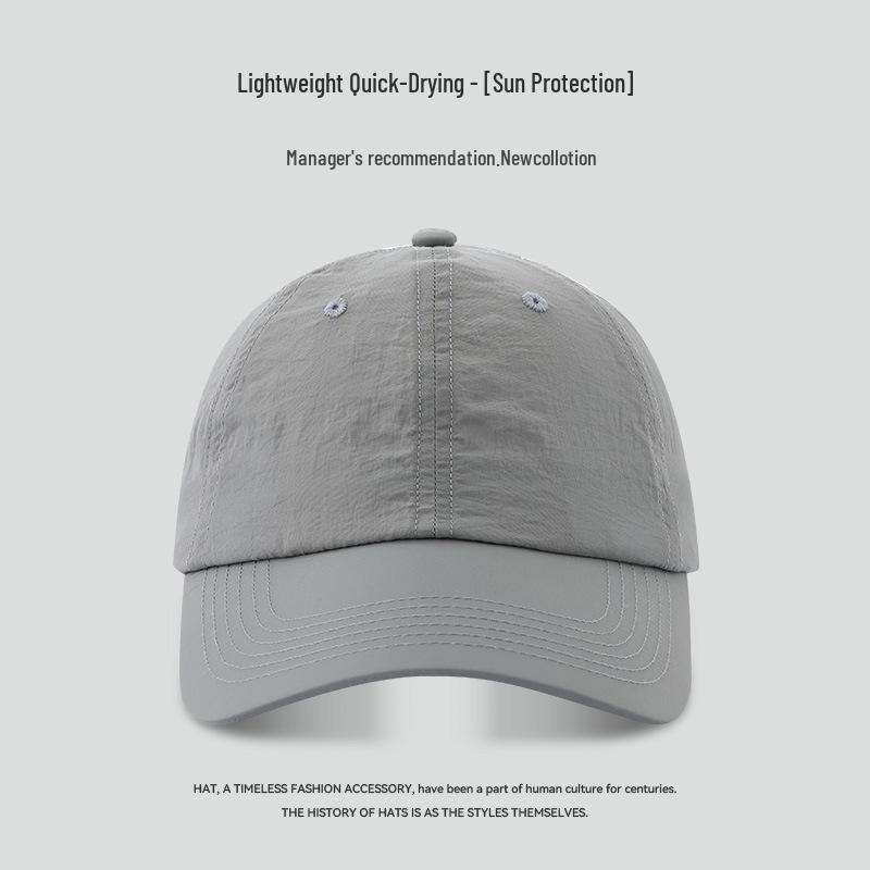 "65cm Unisex Solid Color Baseball Cap with Soft Top, Deepened and Widened Brim for a Slimmer Face Look."