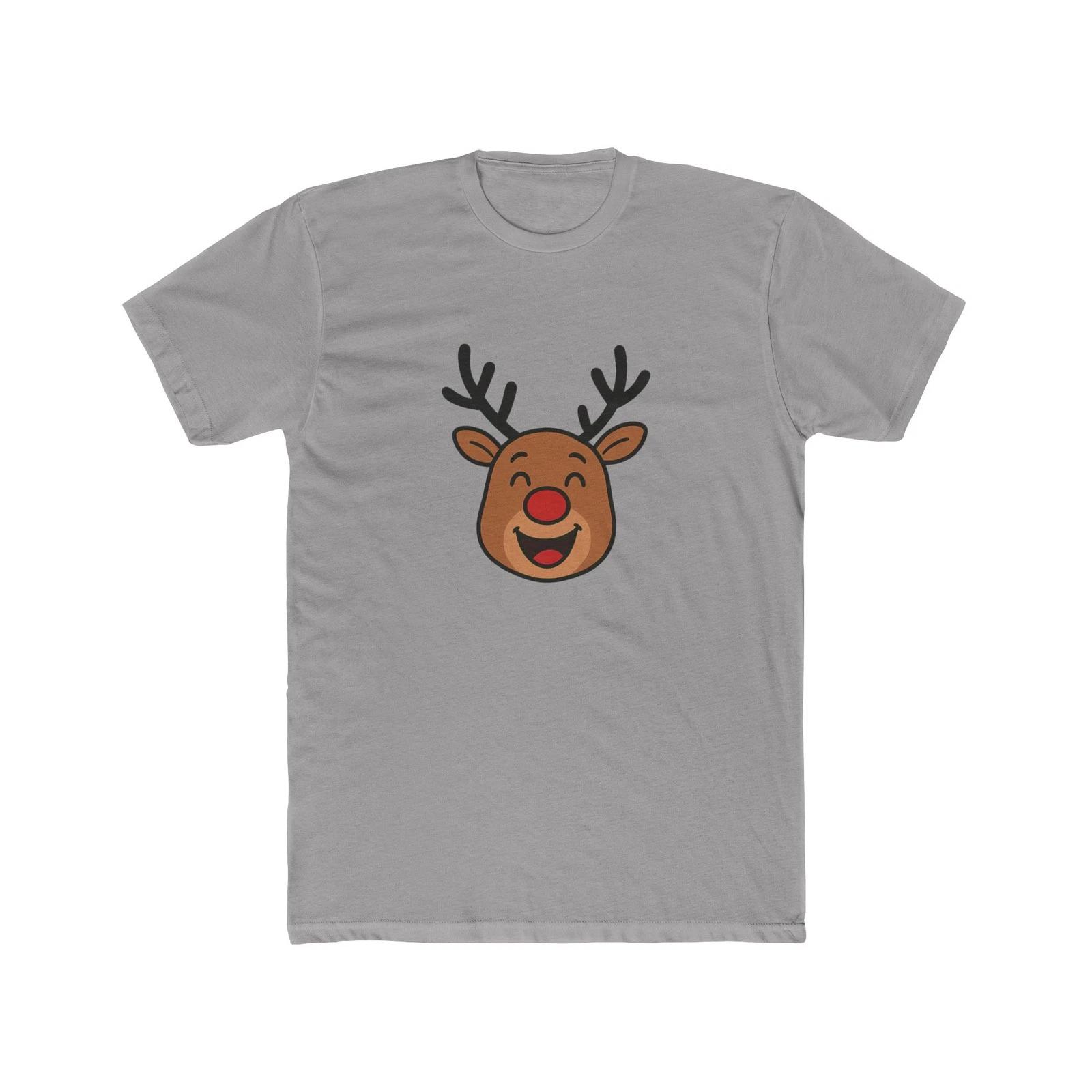 Hilarious Cartoon Rudolf Reindeer T-Shirt XL