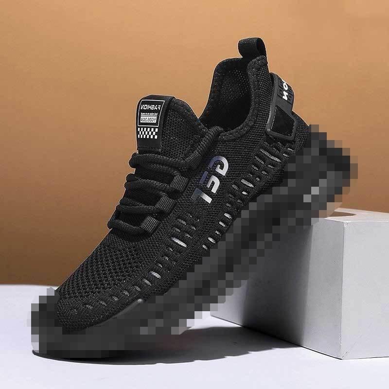 Men's shoes autumn new leather surface breathable casual shoes trendy versatile soft sole non-slip sports shoes one pedal men's shoes