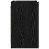 Nightstands in Black Oak 40 x 36 x 60 cm Engineered Wood