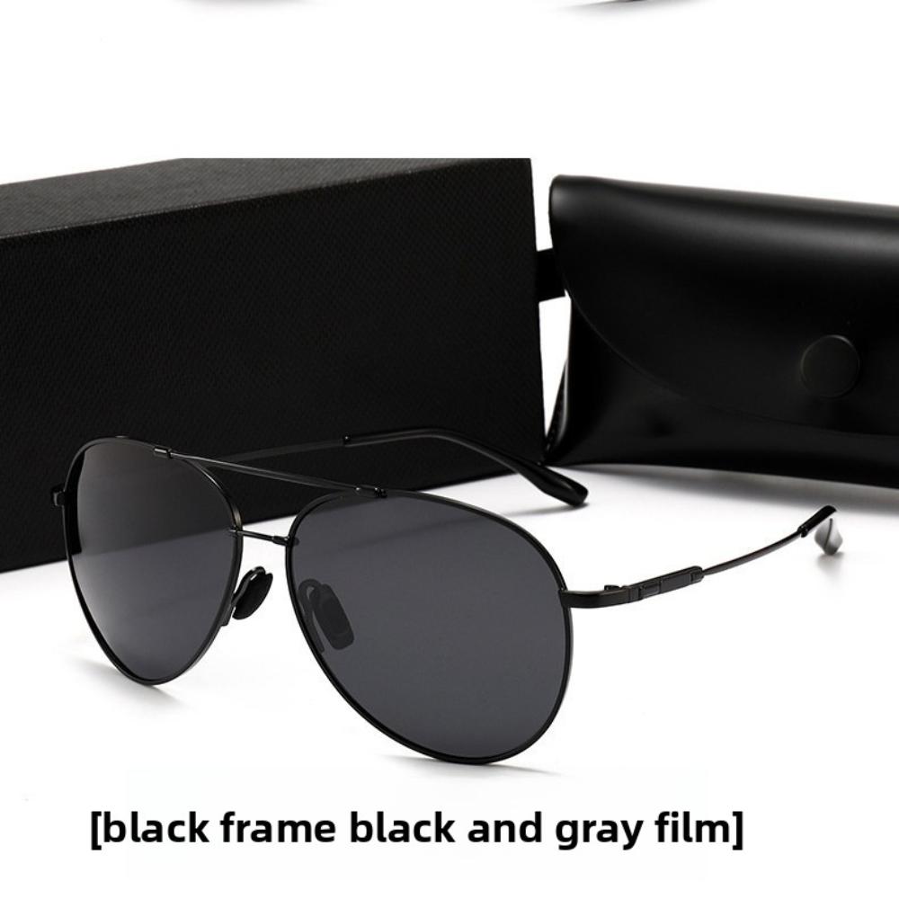 

Солнцезащитные очки из титанового сплава с памятью, для вождения в любое время года, анти-ультрафиолетовые, поляризационные, фотохромные солнцезащитные очки, дневные и ночные, очки-жабки, тренд M