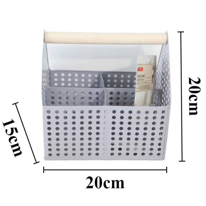 

Makeup Organizer Box Multifuction Iron Storage Basket Kitchen Seasoning Storage Boxes Modern Household Organization Furniture