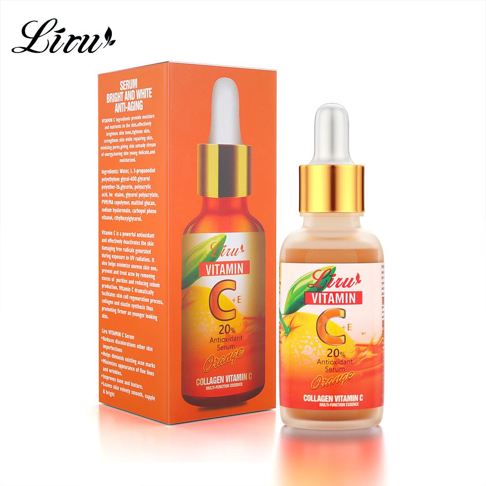 Buy Liru 20 Vitamin C Facial Whitening Care Lightens Dark Spots Facial Essence Removes Freckles