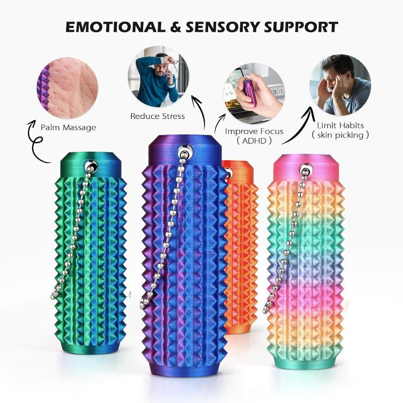 Little Ouchies Anti Anxiety Fidget Mini Grippie Spike Keychain Pendant Stress Relief Durable Gift
