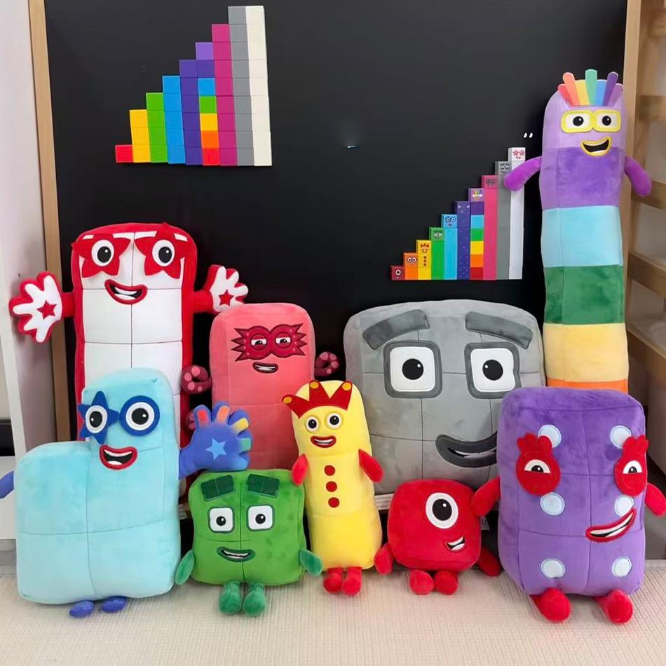 Discover Intime Unisex Kids Latest Cartoon Number Plush Doll Toy Instructive Stuffed Movie Tv Number Playthings Children Present Early Childhood Education Doll