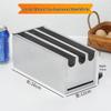 Yunduo Stainless Steel Commercial Knife Block with Lockable Cover