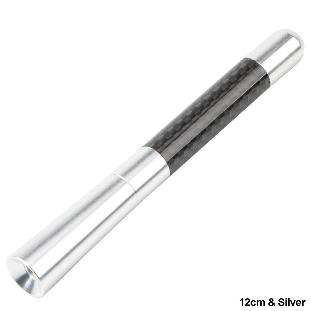 12cm Carbon Fiber Short Radio Antenna Fit for BMW Ford Focus Peugeot Citroen Opel Skoda Toyota Dodge Etc Car Antenna Car