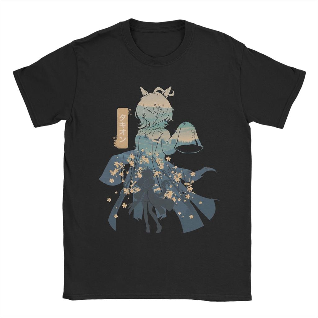 Silence Suzuka Uma Musume Anime T Shirts Unisex Cotton Funny TShirts O Neck  Tee Shirt Short Sleeve Clothes 6XL