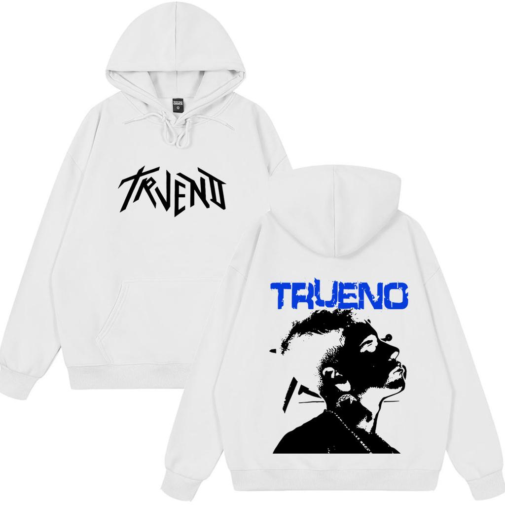 Rapper Trueno Album Tour 2026 Graphic Print Hoodie Unisex Fashion Pullover Long Sleeves Casual Oversized Fan Gifts Sweatshirt