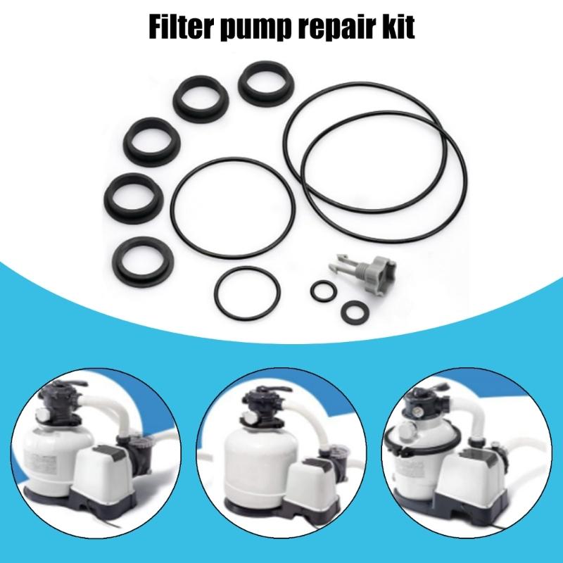 Sand Filter Pump Repair Set Sand Filter Pumps for 25013 Air Release Valves O-Rings Part Swimming Pool Repair Accessories