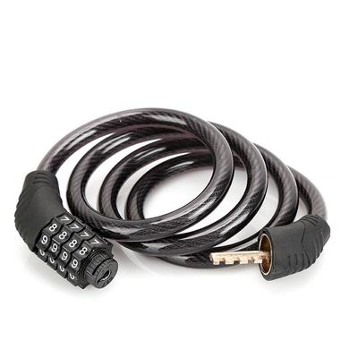 Vierstellige Kombinations-Mountainbike-Sperre - Stahlseilkette für das Radfahren