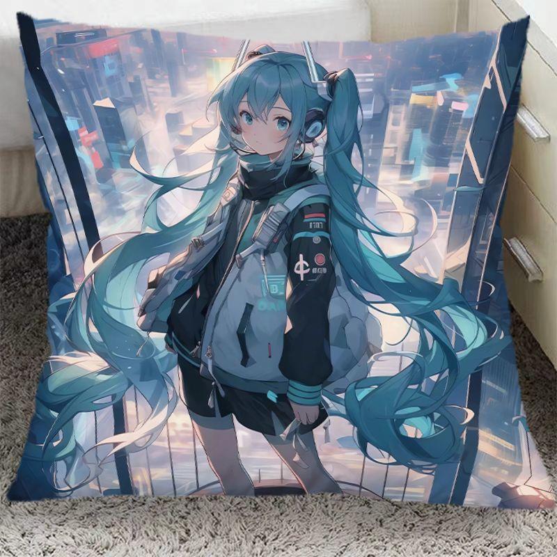 Hatsune Miku Periféria Dvojrozmerný Vankúš Študentská Izba Animácia Spálňový Vankúš Obývacia Izba Pohovka Vankúš Narodeninový Darček