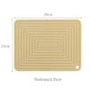 Silicone Dish Pot Drying Mat Heat-resistant Tableware Cup Draining Mat Kitchen Non-slip Round Rectangular Coaster Pad Table Mat