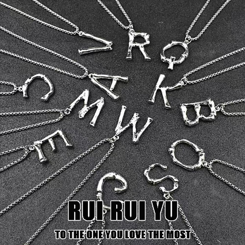 

RUI RUI YU Стильное ожерелье-кулон Элегантная популярная цепочка с английскими буквами