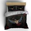 Stylish Skull Bird Decor Set Exquisite Three-Piece Bedding Set Gift For Kids And Adults