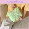 Large Capacity Polyester Flower Pattern Makeup Bag Cute Portable Toiletry Pouch For Women