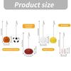 6Pcs Table Number Holders Resin Base Wedding Table Number Stands Picture Memos Note Photo Clip Holders for Weding Party