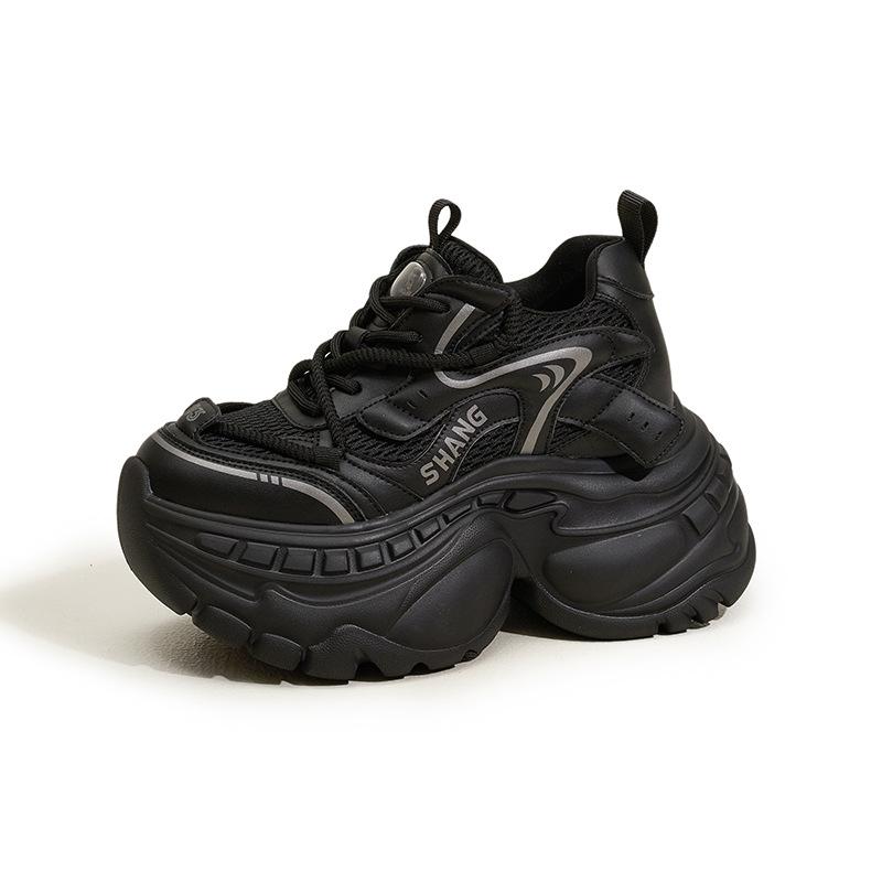 European Station Dad Shoes Women's 2025 Autumn and Winter New Versatile Casual Sneakers Small Thick-soled Women's Shoes