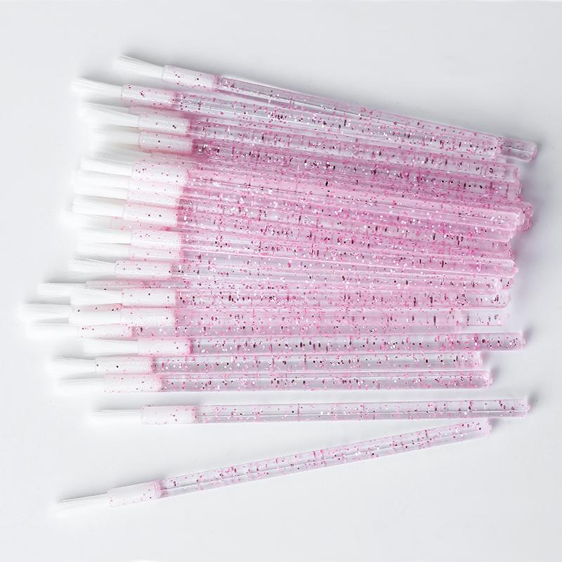 50/100Pcs Nylon Eyelash Brush Disposable Mascara Lip Glossy Wand Microbrush Applicator Lashes Extension Accessories Makeup Tools