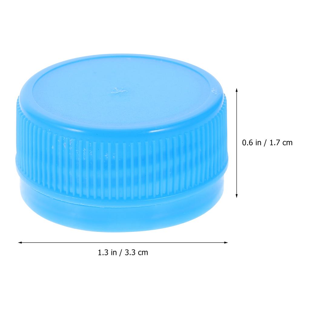 100pcs Plastic Caps Leak-Proof Water Bottle Lids For Diy Making Colored Bottle Covers Handcraft Accessories Kitchen