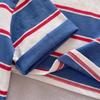 Boys Summer Block Striped Short Sleeve T Shirt Soft Cotton Lightweight Top for Toddlers