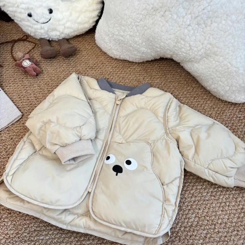 2025 Spring & Autumn Baby Cotton-Padded Jacket - Boys' & Girls' Korean Style Coat