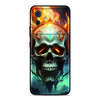 Funda de Teléfono Calavera en Llamas Para Sony Xperia 1 VIII 10 VII 5 VI V IV III II XZ5 XZ4 XZ3 XZ2 XA1 XA2 Ultra L3 3 4 6 7 8 Cubierta Trasera