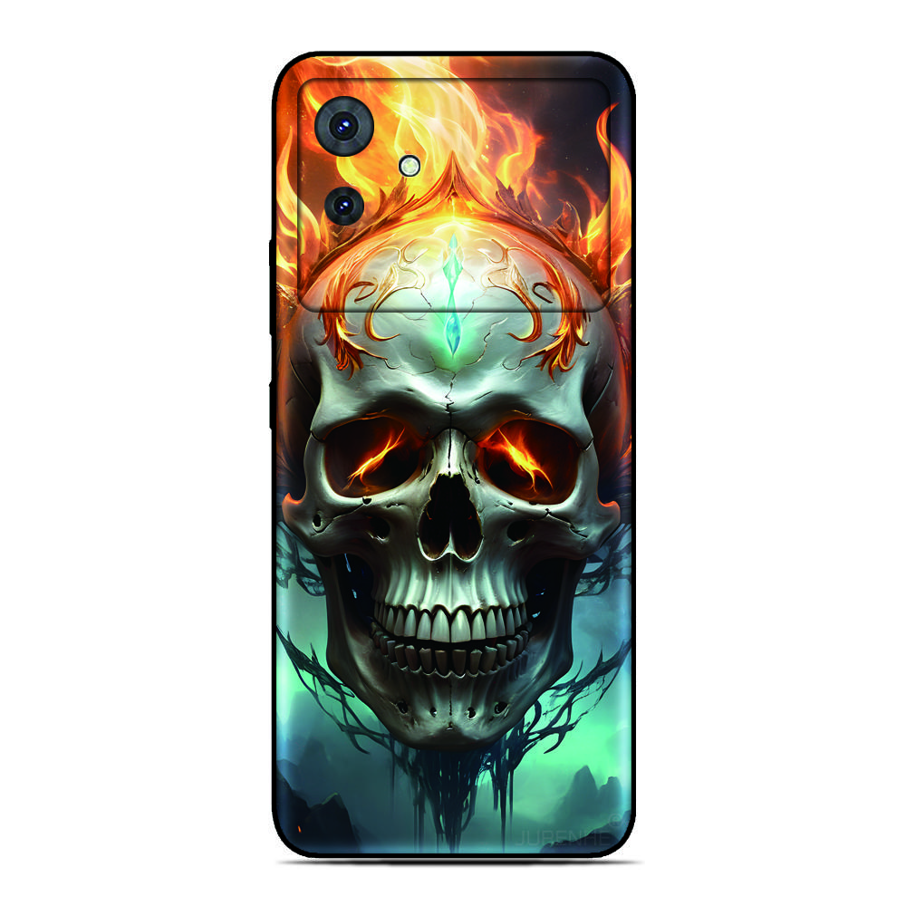 

Flame Skull Case For Doogee Note 56X 56 59 58 N55 Plus N60 N50s N50 Pro Nothing CMF Phone 1 2 2a One Two 3a Lite Back Cover Doogee Note 56X