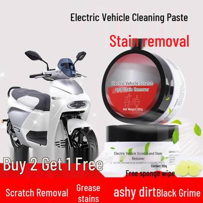 Newcomer Discount: Electric Vehicle Scratch & Stain Cleaning Paste for Motorcycle Plastic Shell Refurbishment