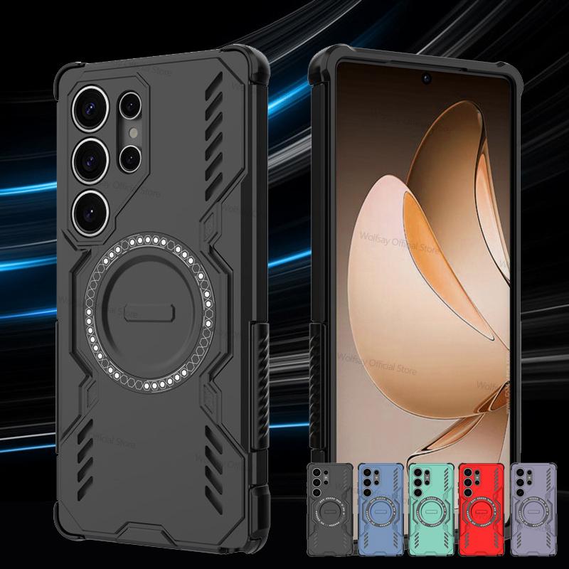 Magnetic Heat Dissipation For Samsung Galaxy S25 Ultra Case Samsung Galaxy S25 Ultra Cover Magsafe Wireless Charge Phone Cover