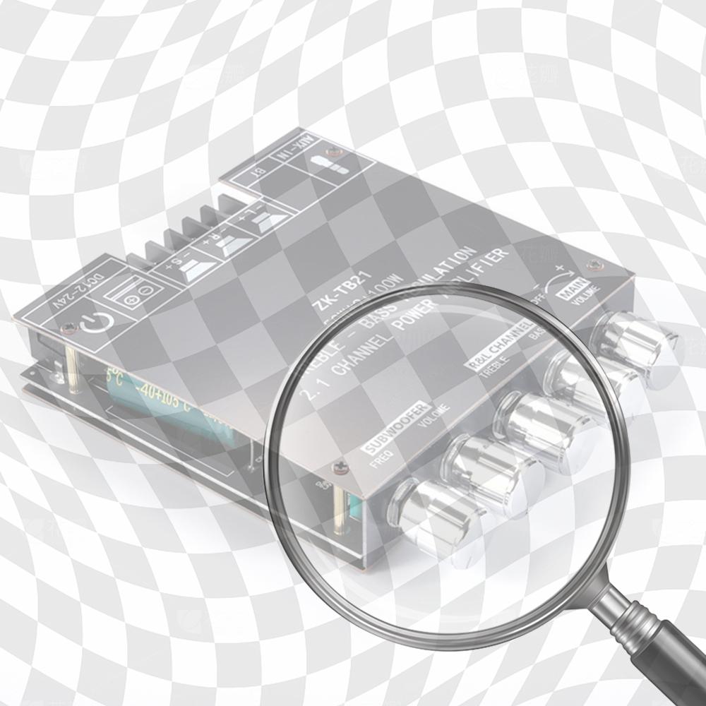 

TPA3116D2 High Bass Adjustment Amplifier Board BT 5.0 Channel Subwoofer Amplifier Board 50W 50W 100W for DIY Wireless Speakers China Mainland