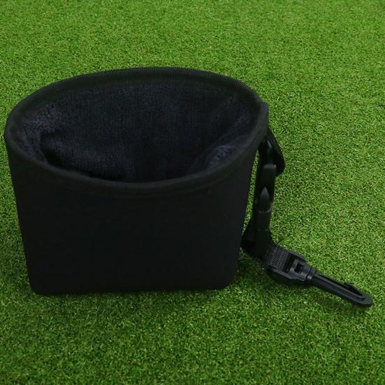 Taška na čištění golfových holí a míčků Pouzdro na čistič golfových míčků Vodotěsné uvnitř a suché zvenku Pračka na golfové míčky pro golfové příslušenství