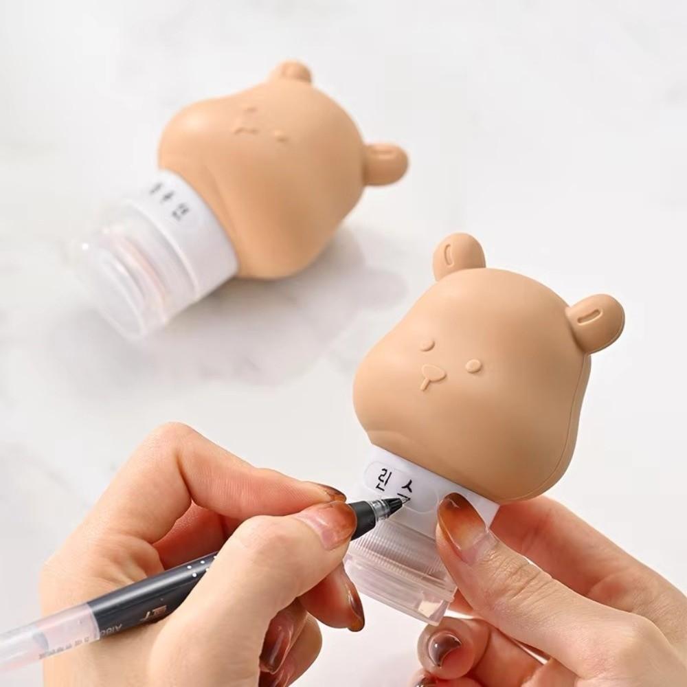 Small Size Portable Containers Leak Proof Refillable Bottles Squeezable Containers for Conditioner