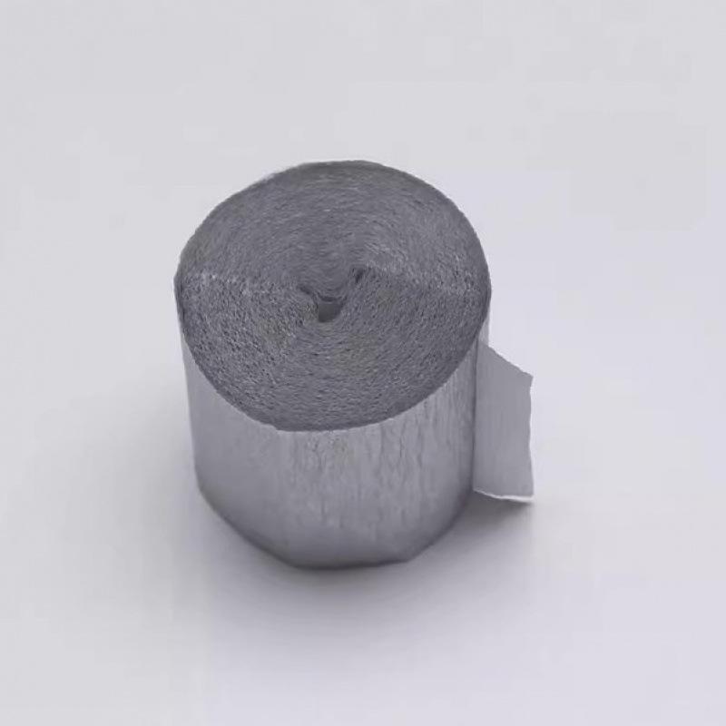 4.5cm x 10m Colored Crepe Paper Roll for Crafts and Balloon Streamers