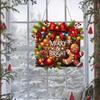 Wooden Special Shaped Christmas Theme 5D DIY Diamond Art Hanging Decorations Rhinestone Diamond Art Window Pendants Home Decor