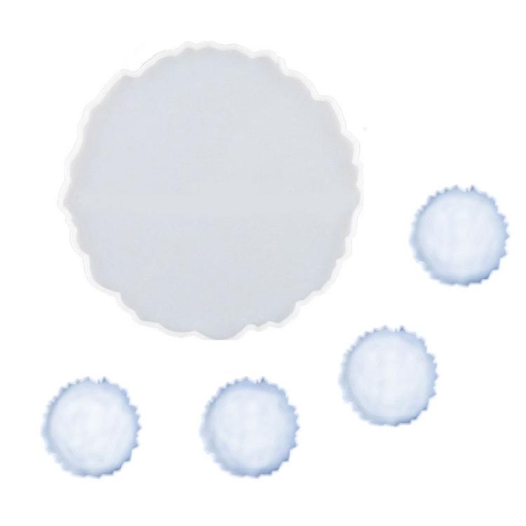 

Drink Coasters Resin Mold Round Silicone Mould DIY Tabletop Ornament DIY Crafts 1