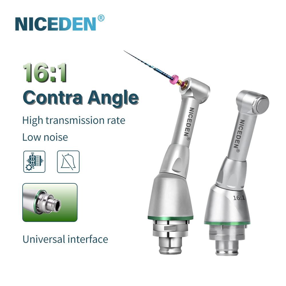 16:1 Contra Angle Dental Reduction Intra Head for Wireless Endo Motor Handpiece Dentistry Tools
