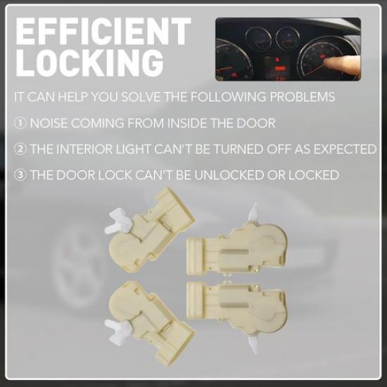 Set med 4 låsspärrmekanismer för dörr till 35916 Lexus RX300 GS430 GS400 GS300 EOA