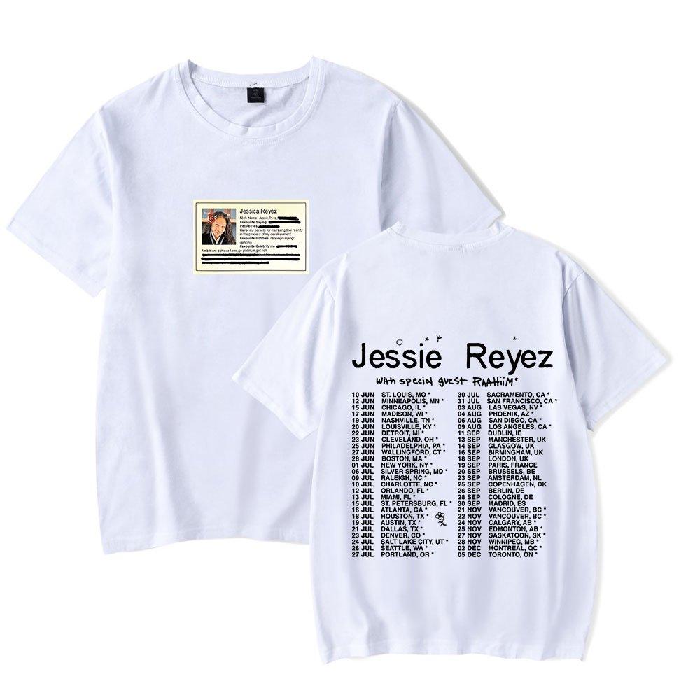 

Jessie Reyez brings the In Memories Tour TShirts Merch Women Clothes Trend Casual Short Sleeve Top S
