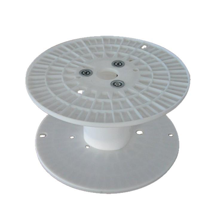 300 Type High-Temperature White Plastic Wire Spool with Rubber Shaft for Electric Cable Winding