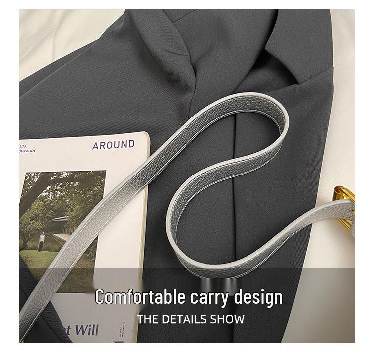 Damen Pendler Strukturierte Nischen Schultertasche - Trendig, Lässig, Vielseitige Knödel Umhängetasche