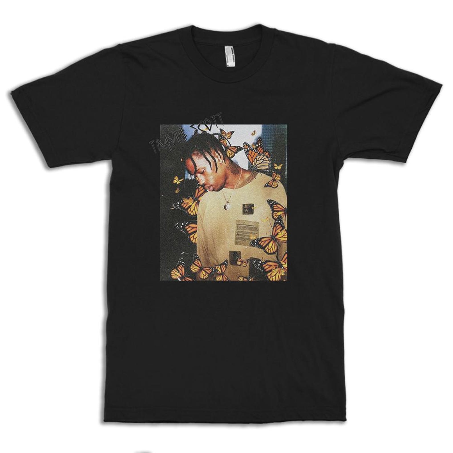 Travis Scott Butterfly Effect T-Shirt, Men s and Women s Sizes 2XL