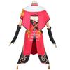   Beidou Cosplay Costume Beidou Cosplay Costume Women Black Red Costume Halloween Dress Cloak Full Set