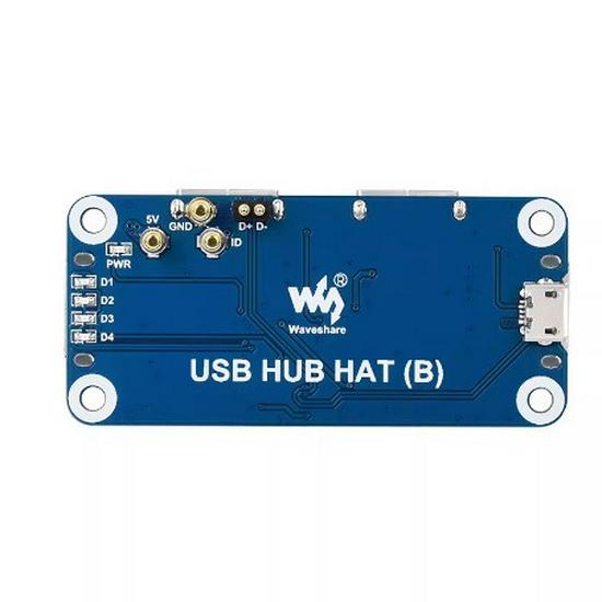 Raspberry Pi 4/Zero USB 2.0 4-Port Erweiterungsplatine mit Pin-Header-Design