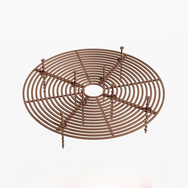 1PC Plant Pot Soil Guard with Nails Grid Baby Safety Home Plant Protector Repel Cats  Garden Netting Mesh Plant Cover
