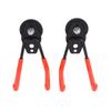 2 Pcs Open Hooks Slip Resistance Heavy Duty Large Magnet Garage Hooks with PVC Coating